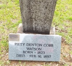 Piety <I>Denton</I> Cobb Watson 
