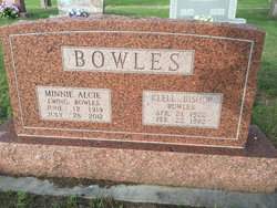 Minnie Alcie <I>Ewing</I> Bowles 