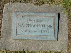 Martha Harriete “Hattie” <I>Paul</I> Tune 