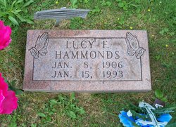 Lucy Frances <I>Clagg</I> Hammonds 
