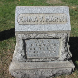 Emma Viola <I>Marsh</I> Caruthers 