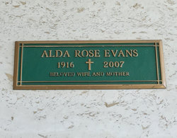 Alda Rose <I>Racchini</I> Evans 
