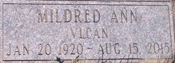 Mildred Ann “Millie” <I>Vlcan</I> Baines 