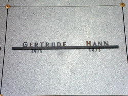 Gertrude Hann 