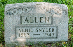 Venie E. <I>Snyder</I> Allen 