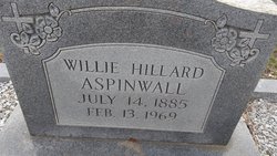 Willie Hilliard Aspinwall 