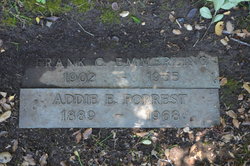 Mrs Adelaide E. “Addie” <I>Wilmot</I> Forrest 