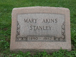 Mary Minnetta <I>Bossert</I> Akins Stanley 