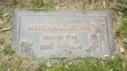 Martha <I>Long</I> Lyons 