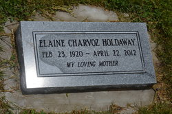 Elaine <I>Charvoz</I> Holdaway 