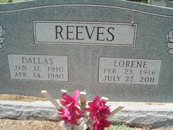 Alma Lorene <I>Austin</I> Reeves 