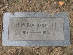 Harry H Davenport III