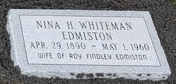 Nina H <I>Whiteman</I> Edmiston 