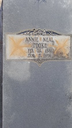 Annie <I>Neal</I> Tooke 