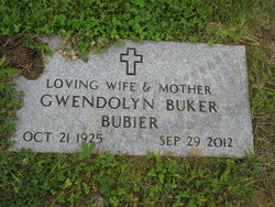 Gwendolyn L. <I>Buker</I> Bubier 