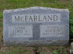 Alice May <I>Goldrup</I> McFarland 