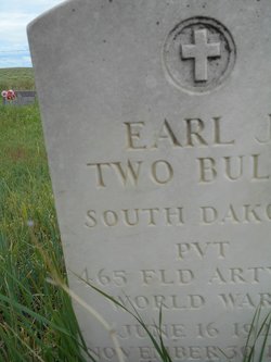 PVT Earl J Two Bulls 