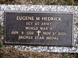SGT Eugene M Hedrick 