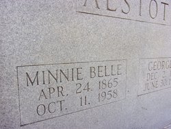 Minnie Belle <I>Crandall</I> Alstot 