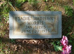 Sadie <I>Madison</I> Morris 