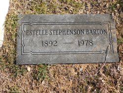 Estelle C “Stella” <I>Stephenson</I> Barton 