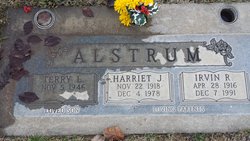 Harriet J. <I>Cunningham</I> Alstrum 
