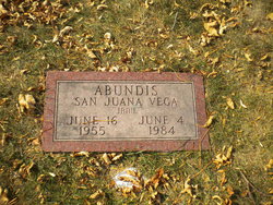 San Juana Vega “Janie” Abundis 