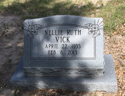 Nellie Ruth <I>Knight</I> Vick 