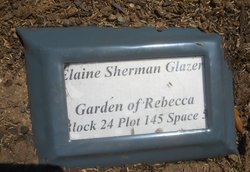 Elaine <I>Sherman</I> Glazer 