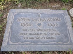 Anna Laura <I>Roberts</I> Adams 