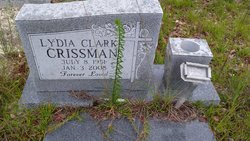 Lydia Mae <I>Clark</I> Crissman 