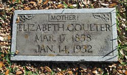 Elizabeth “Lizzie” <I>Alderton</I> Coulter 