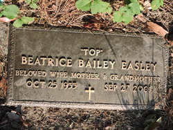 Beatrice Bailey “Top” <I>Bailey</I> Easley 
