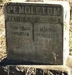 Martha Ann <I>Asbury</I> Pendleton 