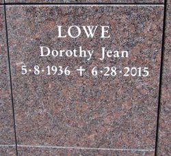 Dorothy Jean <I>Averill</I> Lowe 