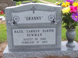 Hazel Carolyn <I>Harper</I> Newman 