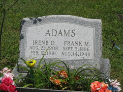 Irene D <I>Bowler</I> Adams 