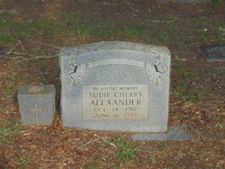 Sudie Beatrice <I>Cherry</I> Alexander 