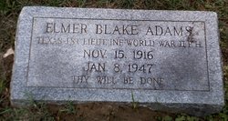 Elmer Blake Adams 