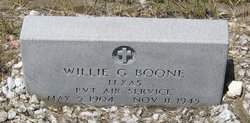 Willie Granvel Boone 