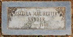 Estella Mae <I>Retter</I> Snyder 