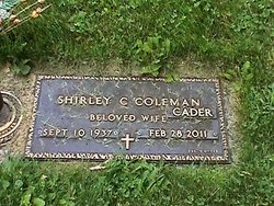 Shirley C. <I>Mann</I> Cader Coleman 