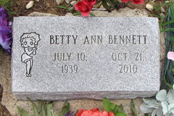 Betty Ann <I>Carlini</I> Bennett 