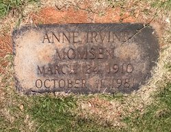 Anne <I>Irvine</I> Momsen 