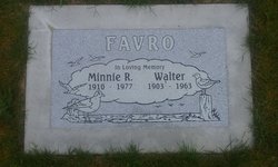 Minnie R <I>Martin</I> Favro 