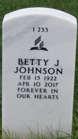 Betty June <I>DeHart</I> Johnson 