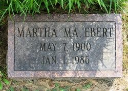 Martha <I>Feyh</I> Ebert 