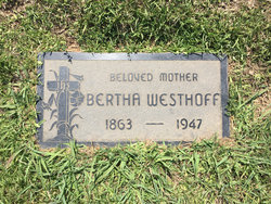 Bertha <I>Geismann</I> Westhoff 