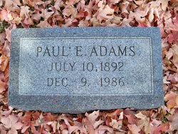 Paul E Adams 
