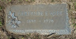 Gertrude Ethel <I>Franks</I> Agee 